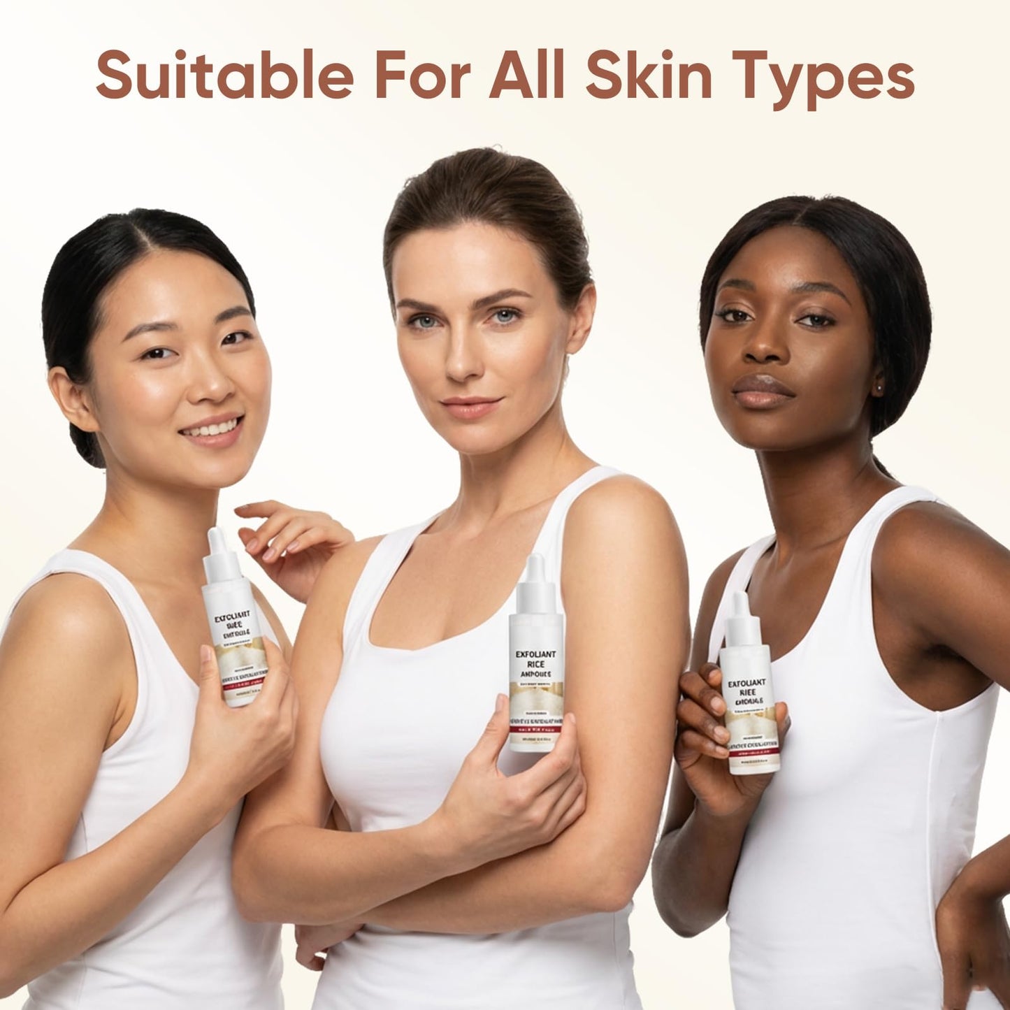 Rice Peeling Ampoule for Daily Soft Exfoliating Face and Body Scrub with Fermented Rice Extract Gentle Peel Shot Exfoliator and Blackhead Remover Lightweight Peeling Oil for Smoother Skin Care Results