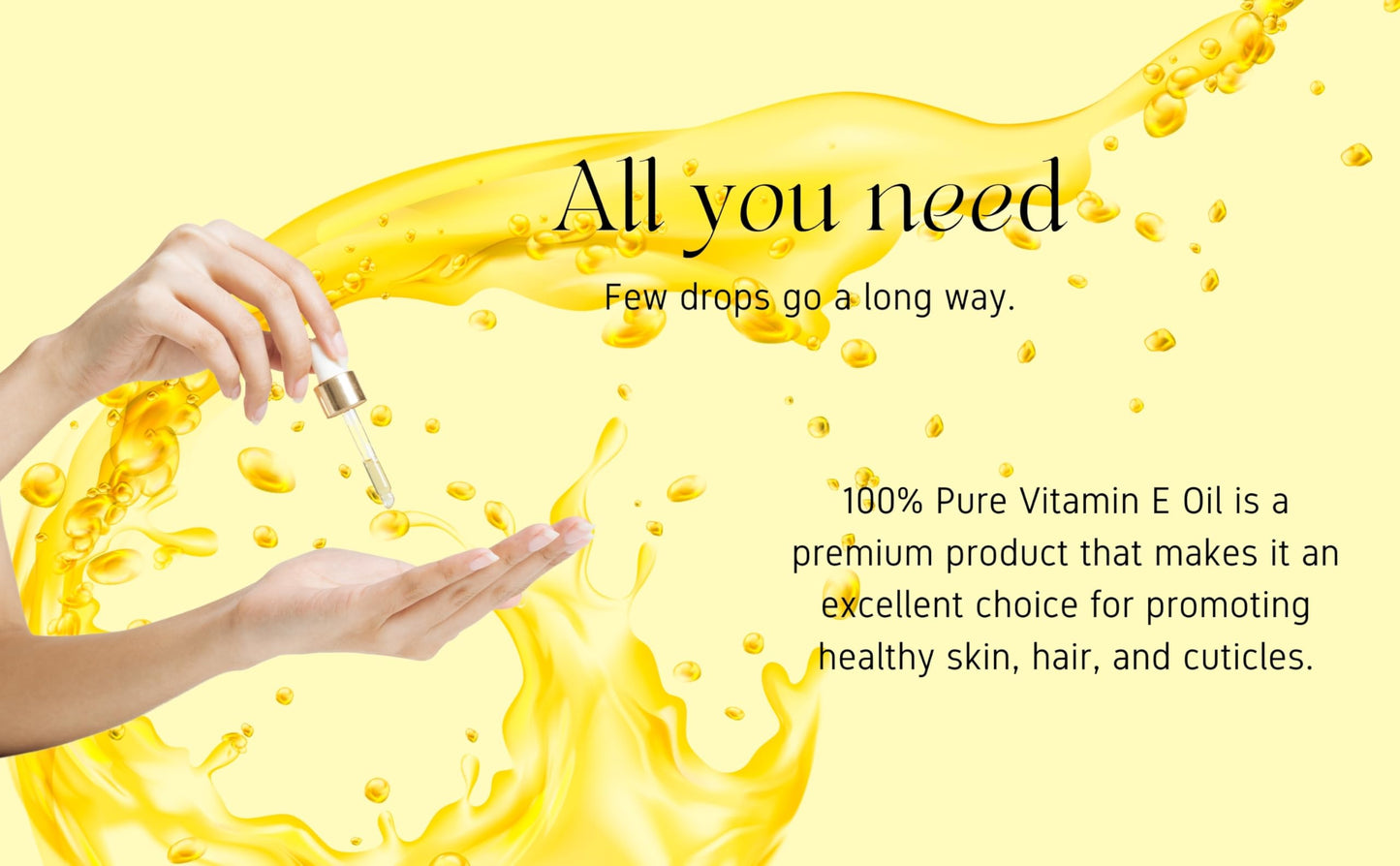 Oasis Blossom Organic Vitamin E Oil for Skin, Face & Scars - Pure & Natural Liquid Formula - 74000 IU - 100% Pure & Natural Vitamin E Oil - 2 Fl. Oz.