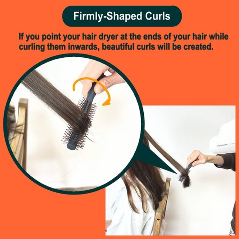 VESS Salon Roll Brush Professional Use PRO-150 For Short Hair and Medium Hair-D28 mm-Made in Japan