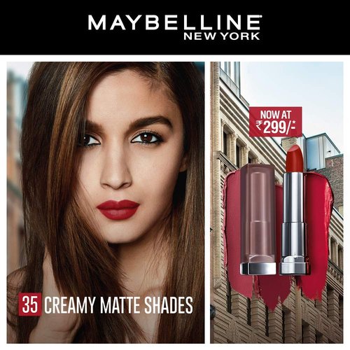 Maybelline New York Color Sensational Purple Lipstick Matte Lipstick, Vibrant Violet, 0.15 oz