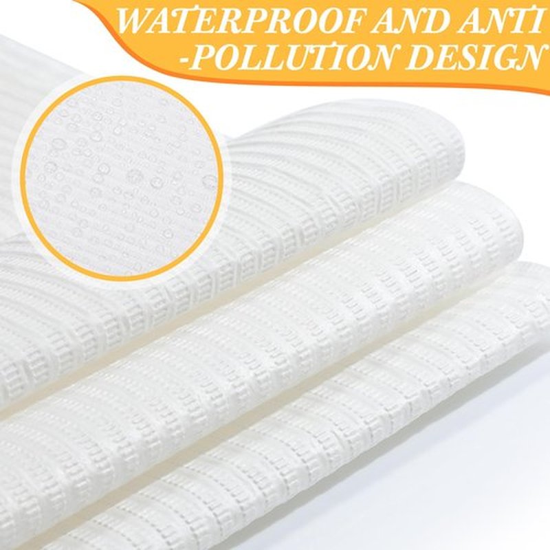 Newwiee 250 Pcs Disposable Nail Table Towels Mat, 13'' x 18'' Patient Bibs 3 Ply Waterproof Tattoo Bibs Nail Towels Paper Tray Covers Clean Pads Tattoo Supplies (White)