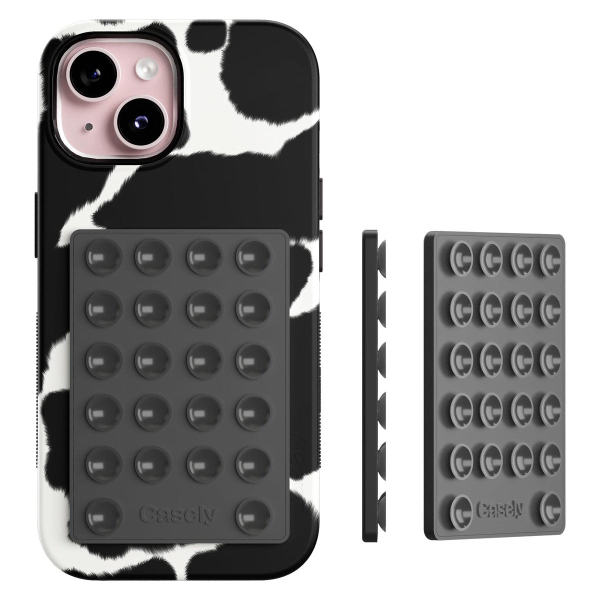 Casely Grippy MagSafe Compatible Cell Phone Mount Silicone Suction Cup Sticky Phone Holder and Stand