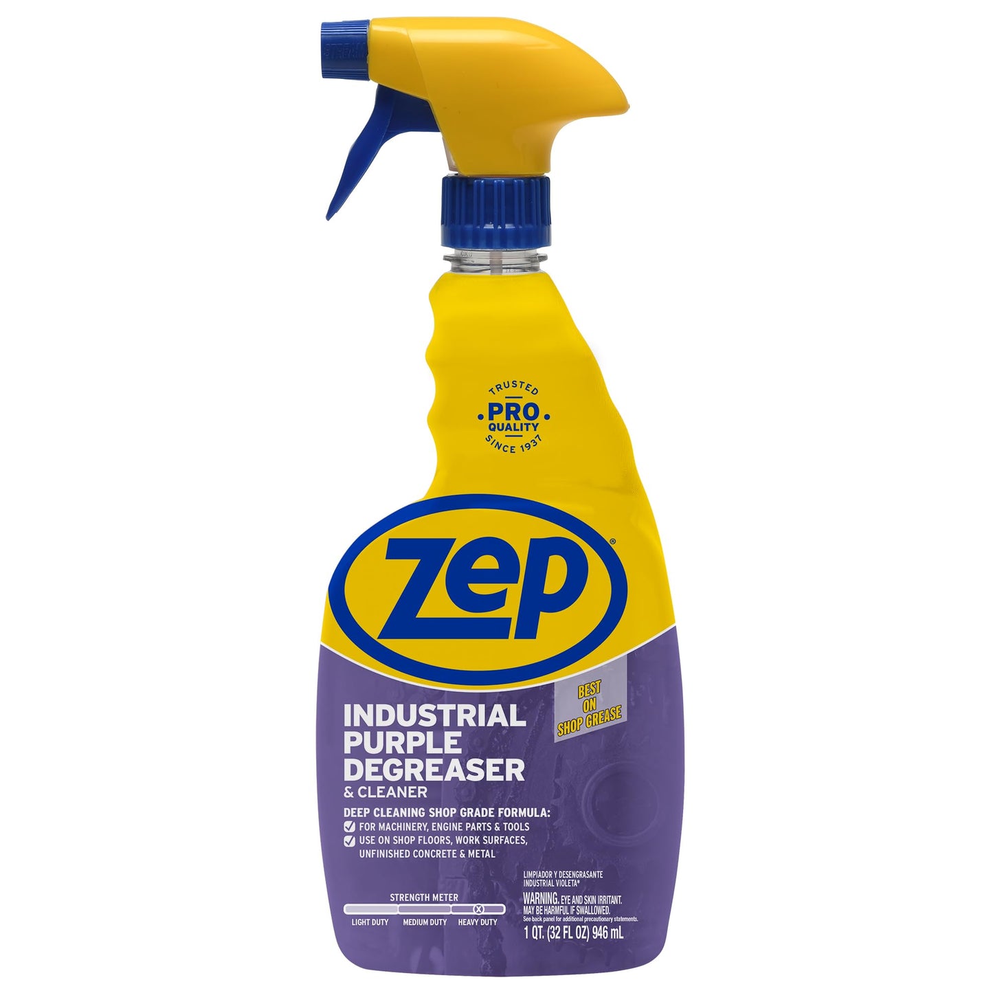 Zep Industrial Purple Cleaner and Degreaser Concentrate R42310 -Easy To Rinse Formula