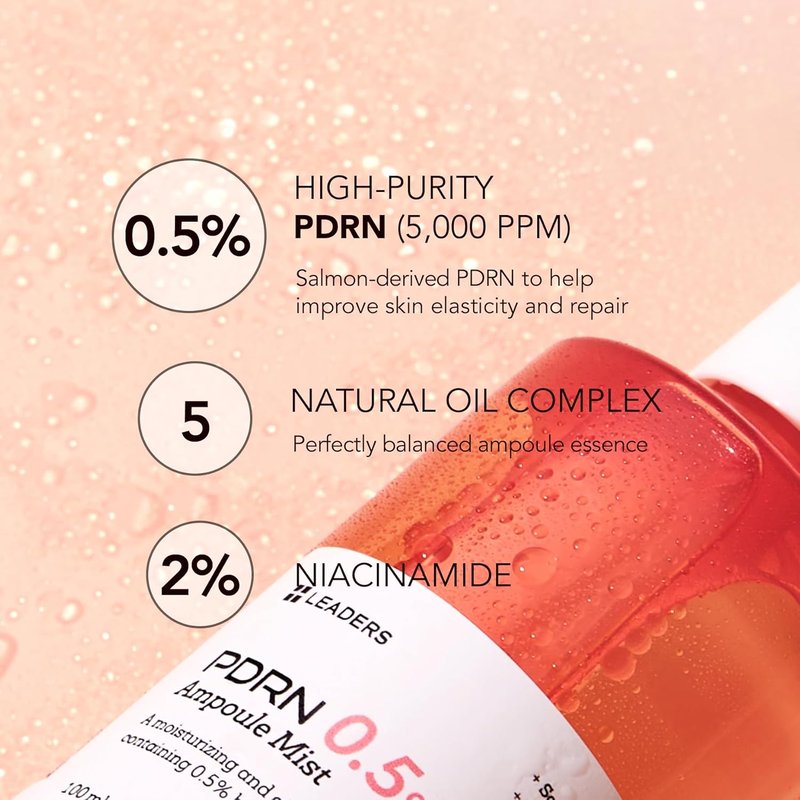 PDRN 0.5% Anti-Aging Ampoule Mist | Hydrating Face Mist for Youthful Skin - 100ml