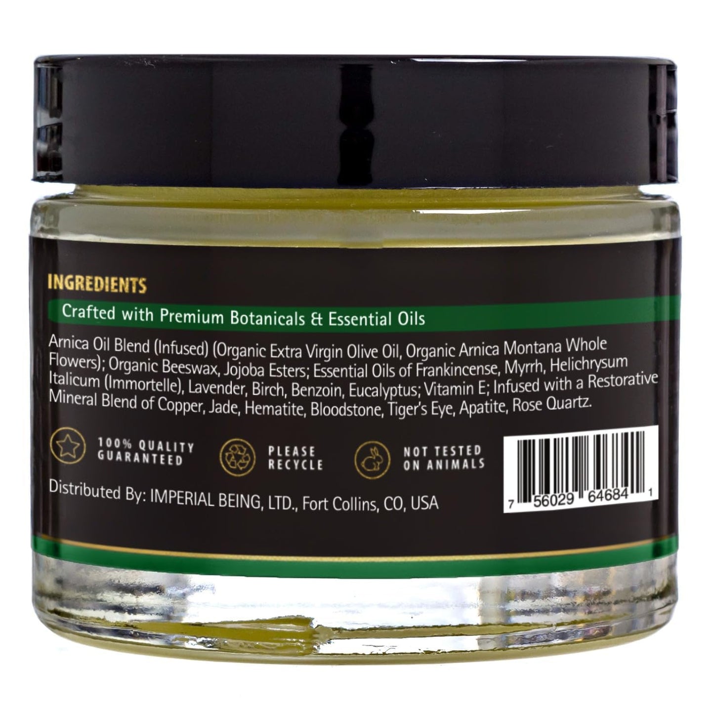 Royal Arnica Salve - Organic Bruise Care and Skin Recovery Balm, Natural Arnica Oil for Muscles, Joints, and Body Comfort, Botanical Massage Cream with Essential Oils, Herbal Relief Blend (2 oz)