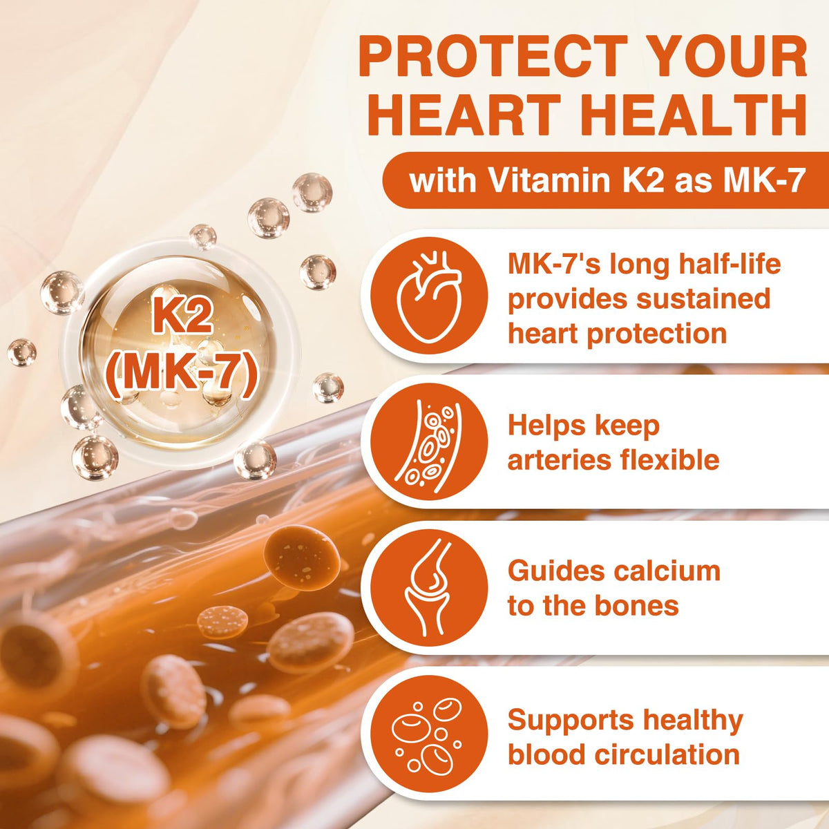 ZEBORA Vitamin D3 K2 - Maximum Strength 10000IU D3 & 100mg K2 as MK-7 - Heart, Bone, Immune Health & Antioxidan Defenses Support - Gluten-Free, Non-GMO, 120 Capsules