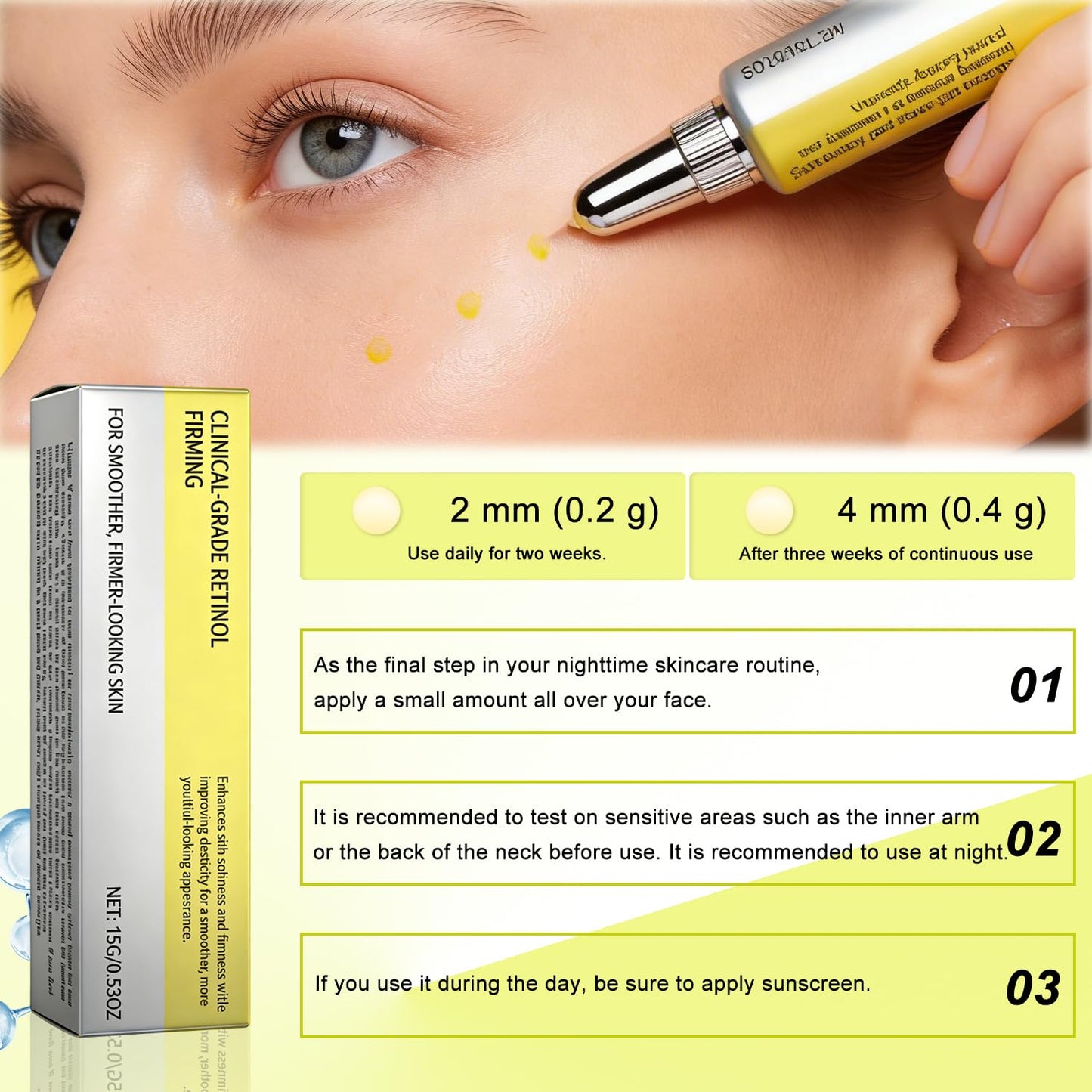 2 Pcs Botoxmix Peptide Anti-Wrinkle Cream Lift Tightening Booster, 2026 New Botoxmix & Vita-A Retinol Shot Cream, Peptide Anti-Wrinkle Serum for All Skin Types