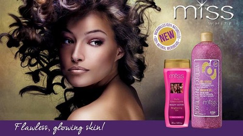 Fair and White, Miss White Exfoliating Shower Gel 1000ml - Formulated to Exfoliate Skin, with Pomegranate and Glycerin