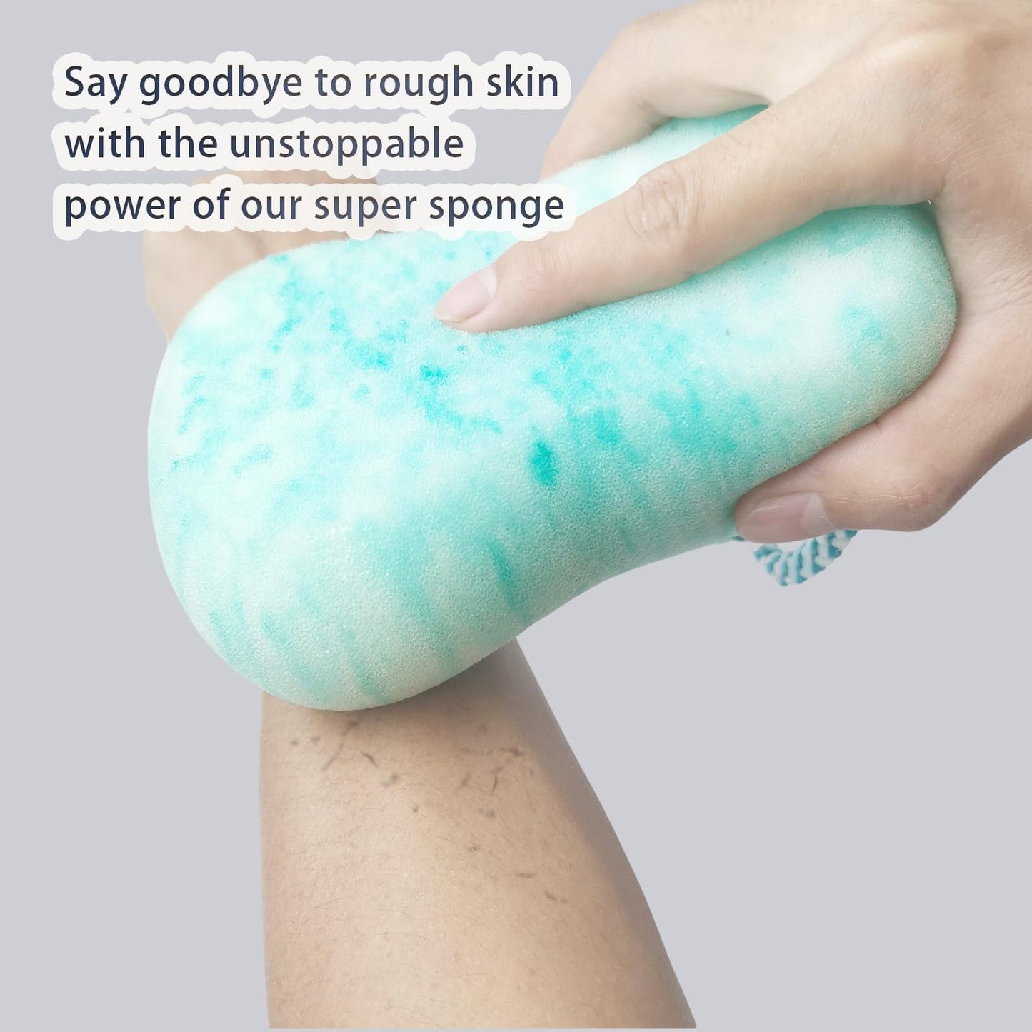 3 Pcs Bath Sponge for Women/Men, Exfoliating Body Sponges Bath Sponges, 3 Colors Pouf Foam Loofahs Sponge to Spa Reusable