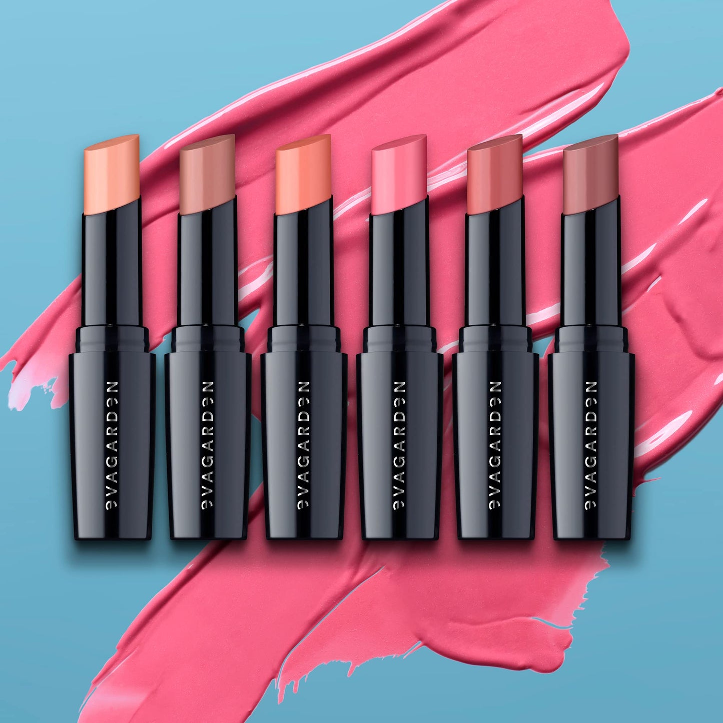 EVAGARDEN Pleasure Lipstick - Moisturizes and Nourishes - Protects with SPF - Soft Application Spreads Easily and Provides Smoothness - Gives Volume Effect and Bright Color - 662 Shell Pink - 0.1 oz