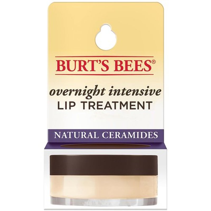 Burt's Bees Easter Basket Stuffers, Tips and Toes Gifts Set, 6 Travel Size Products in Gift Box & Overnight Intensive Lip Treatment, 0.25 oz - Moisturizing, Restorative