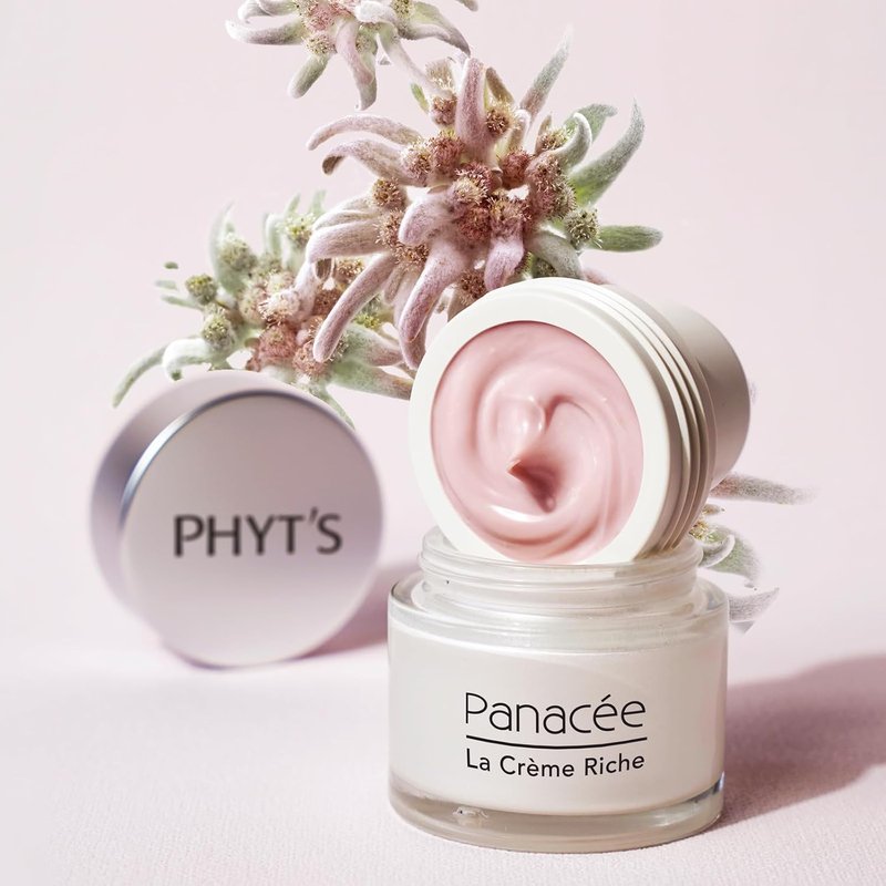Phyts Panacea Rich Cream - Anti-Aging Face Moisturizer for Mature Dry Skin with Omega 6 & Vitamin E | 1.69 oz