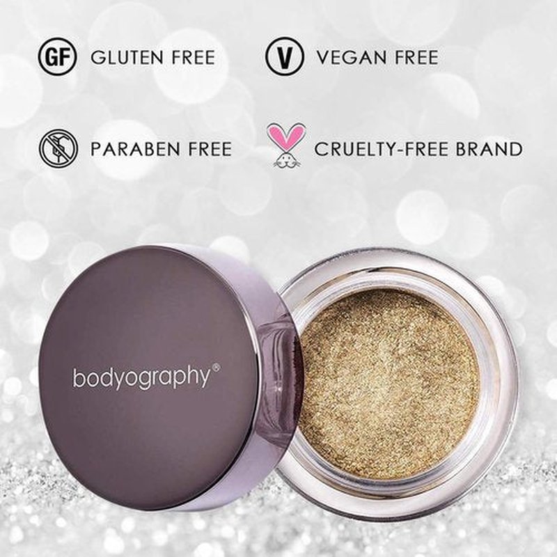 Bodyography Glitter Pigments (Flip Side): High Shine Glitter Shadow | Gluten-Free, Cruelty-Free