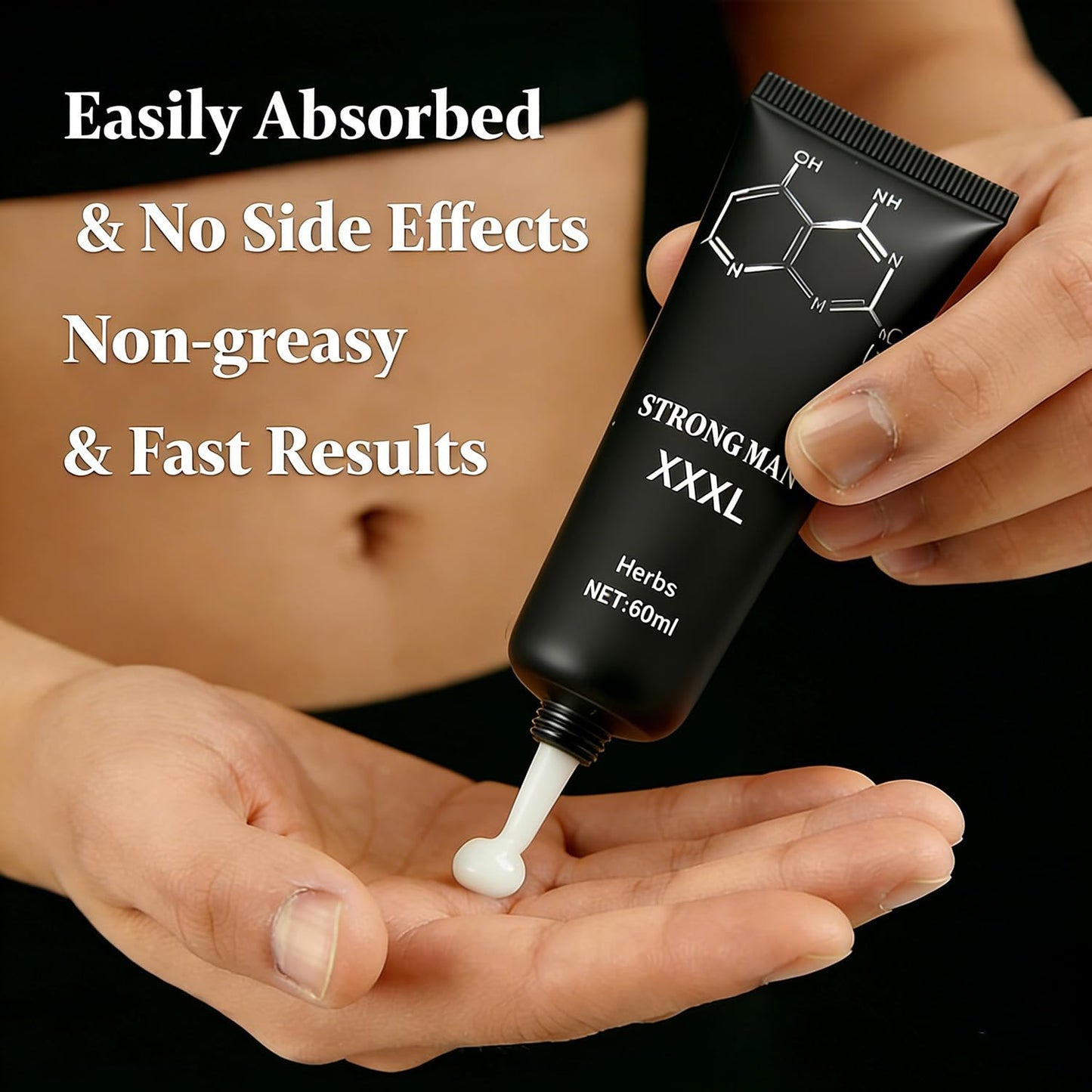 Delay Cream for Men,Advanced Male Desensitizer,Delay Control Desensitizer to Last Longer in Bed for Men (2 Ounce (Pack of 1))