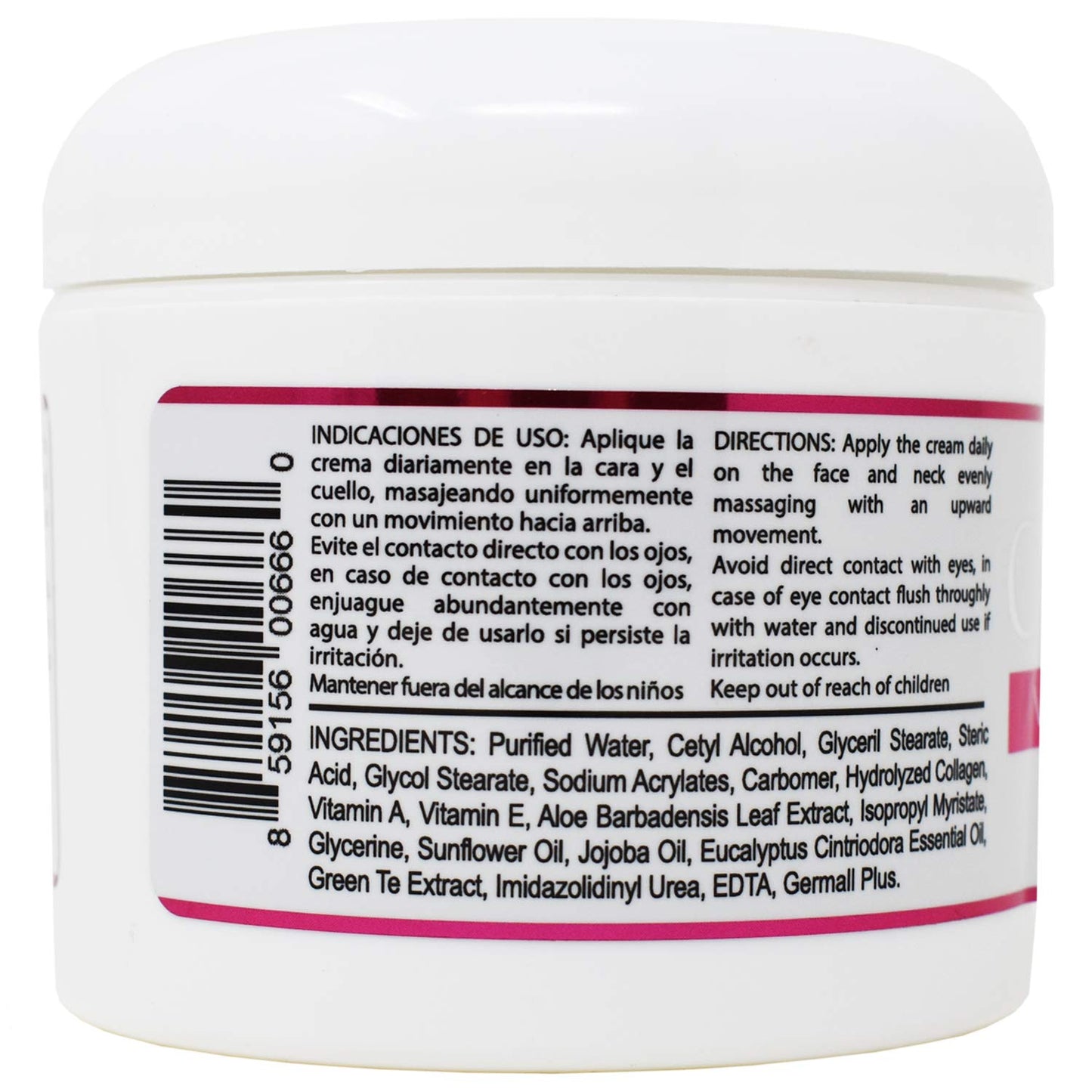EASY LOOK Collagen Elastin Cream with Vitamins A & E Anti Aging and Firming Cream 4oz