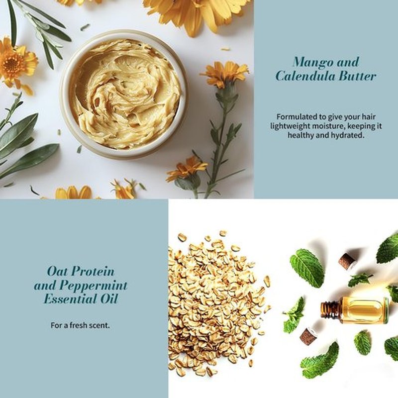 Vida Bars Clarity Solid Conditioner Bar for Curly Hair | All Natural Moisturizing Bar Conditioner for Fine & Dry Hair | Vegan, Sulfate Free, Paraben Free, Handmade in the USA (Peppermint Oil Scent)