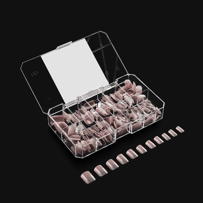 Apres Nail Neutrals Gel-X Mia Natural Square Extra Short & Natural Stiletto Short Box of Tips Bundle | Includes 300 Gel-X Tips | Premium Quality | 11 Sizes 00-9