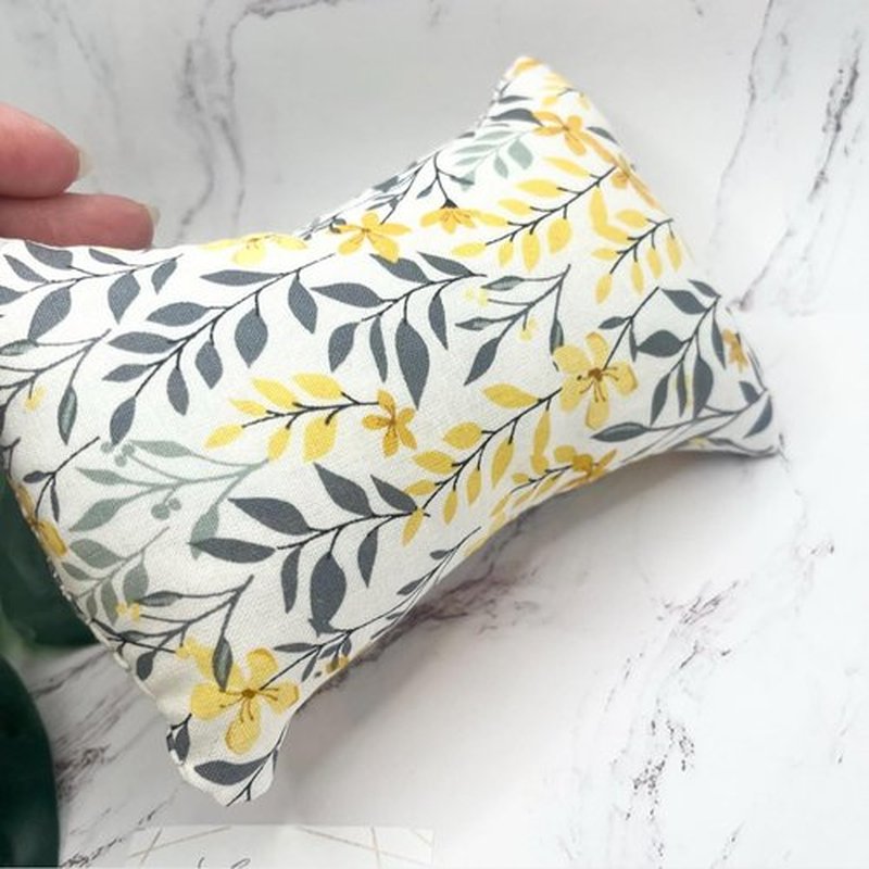Strapless Handcrafted in The USA Cotton Breast Pillow for Woman Gift for her Side Sleeper Chest Relief Pillow While Sleeping with Anti Aging in Wrinkle Prevention (Yellow Fields)