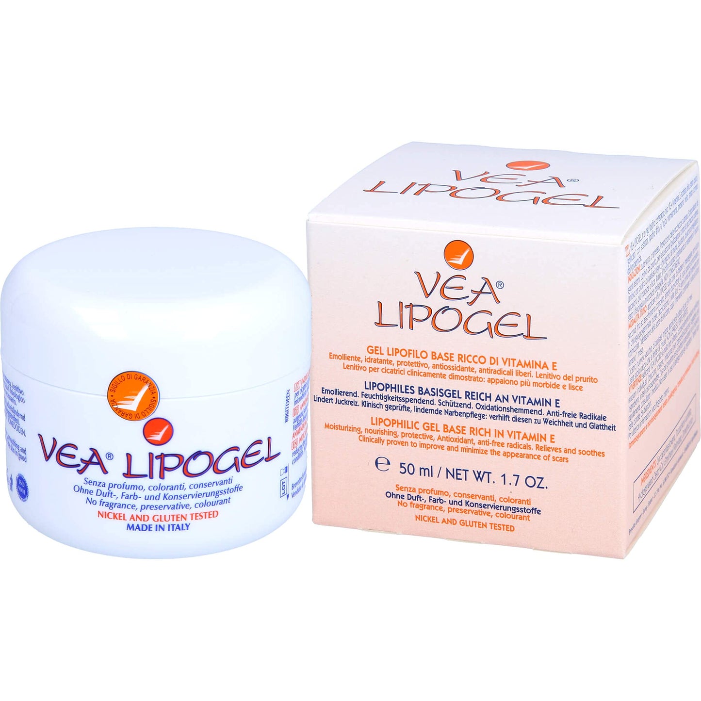 Vea Lipogel Lipophilic base vitamin E, 50ML