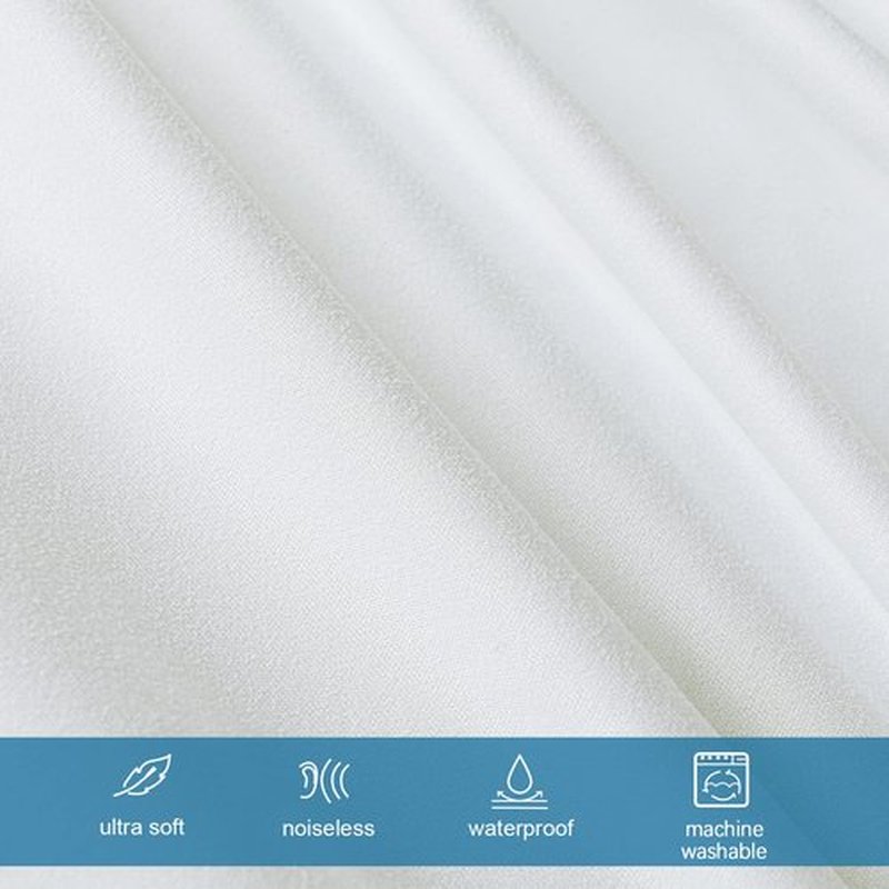 Waterproof Massage Table Sheets, Massage Table Cover Set 2- Piece Include Massage Fitted Sheet and Face Cradle Cover Ultra Soft & Skin-friendly Fit Massage Table & Facial Bed, White, 36×77×7