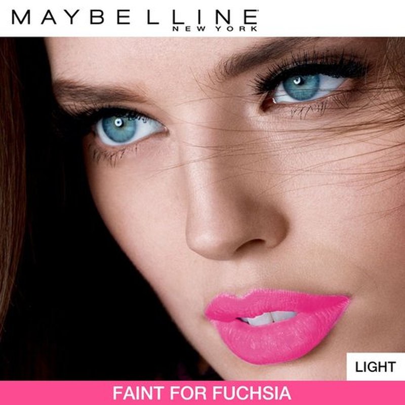 Maybelline Color Sensational Creamy Matte Lipstick, Faint For Fuchsia, 0.15 oz.