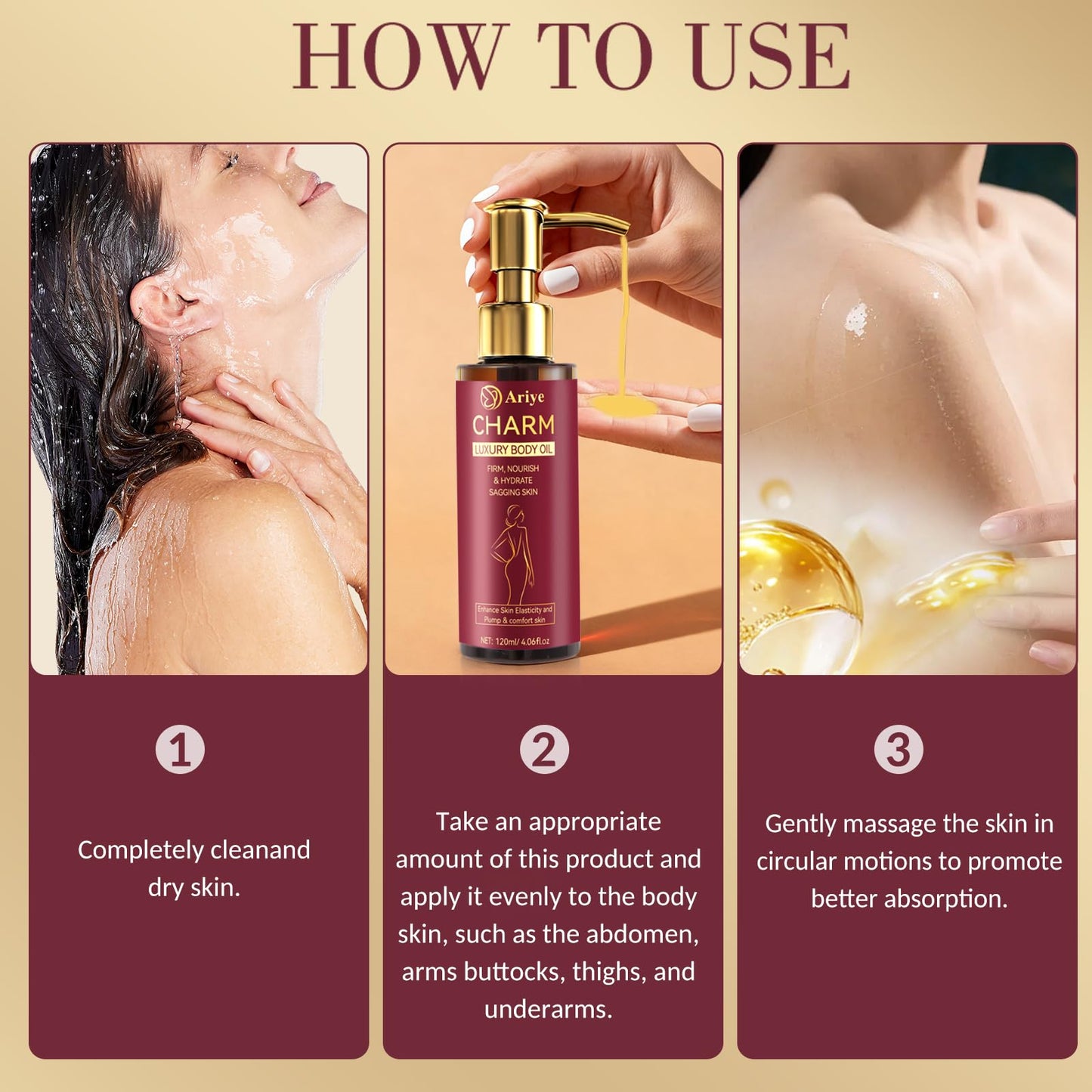 Body Firming Oil Glow-Remedy body oil for women,Body Oil After Shower Tightening&Hydrating Treatment for Arms,Legs,Stomach&Body,Natural Firming Oil for Dry Skin,Non-Greasy Body Serum-(4.06 Oz) 2pack