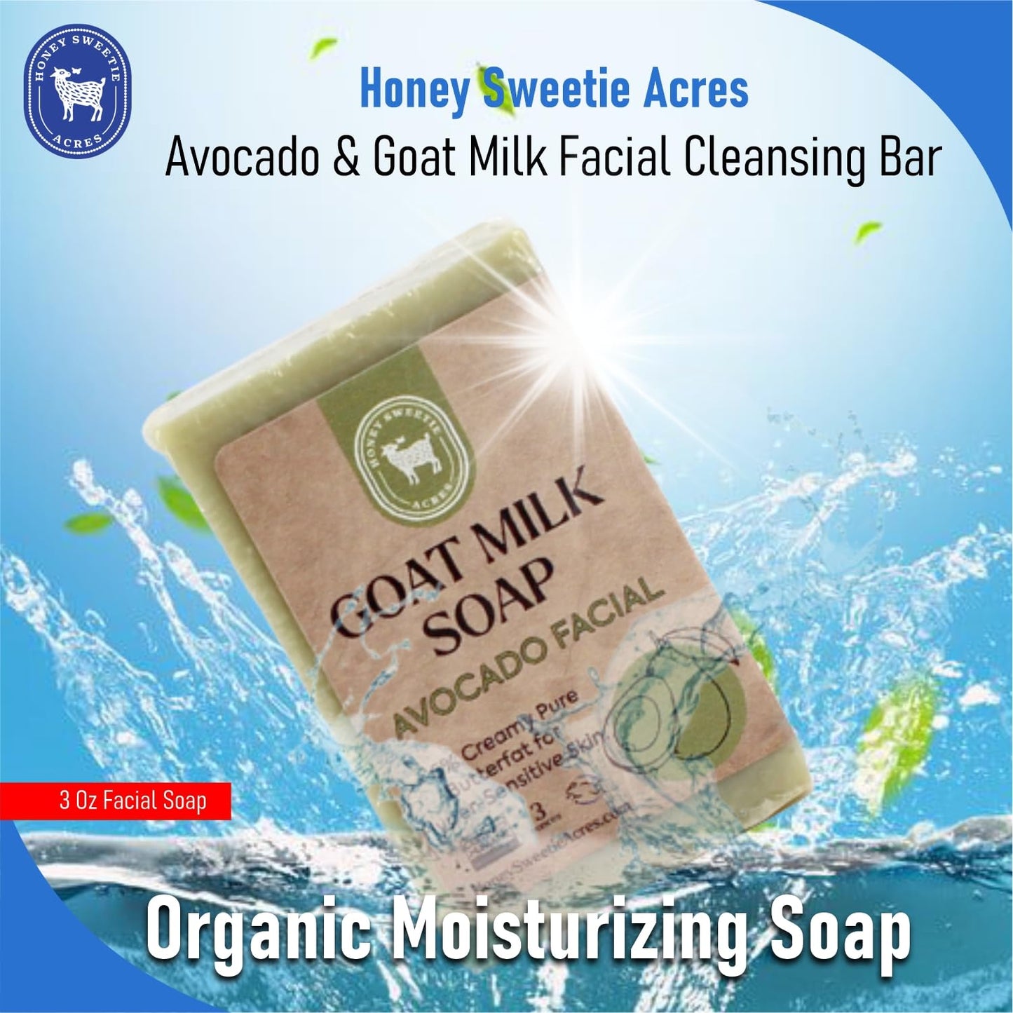 Honey Sweetie Acres Avocado Face & Goat Milk Cream Bundle
