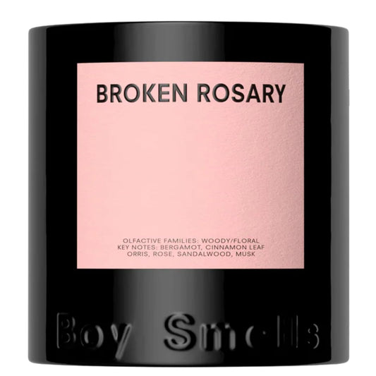 Boy Smells Rosary Jar Candle - Hand-Poured Soy Wax | Aromatic Floral & Earthy Scents