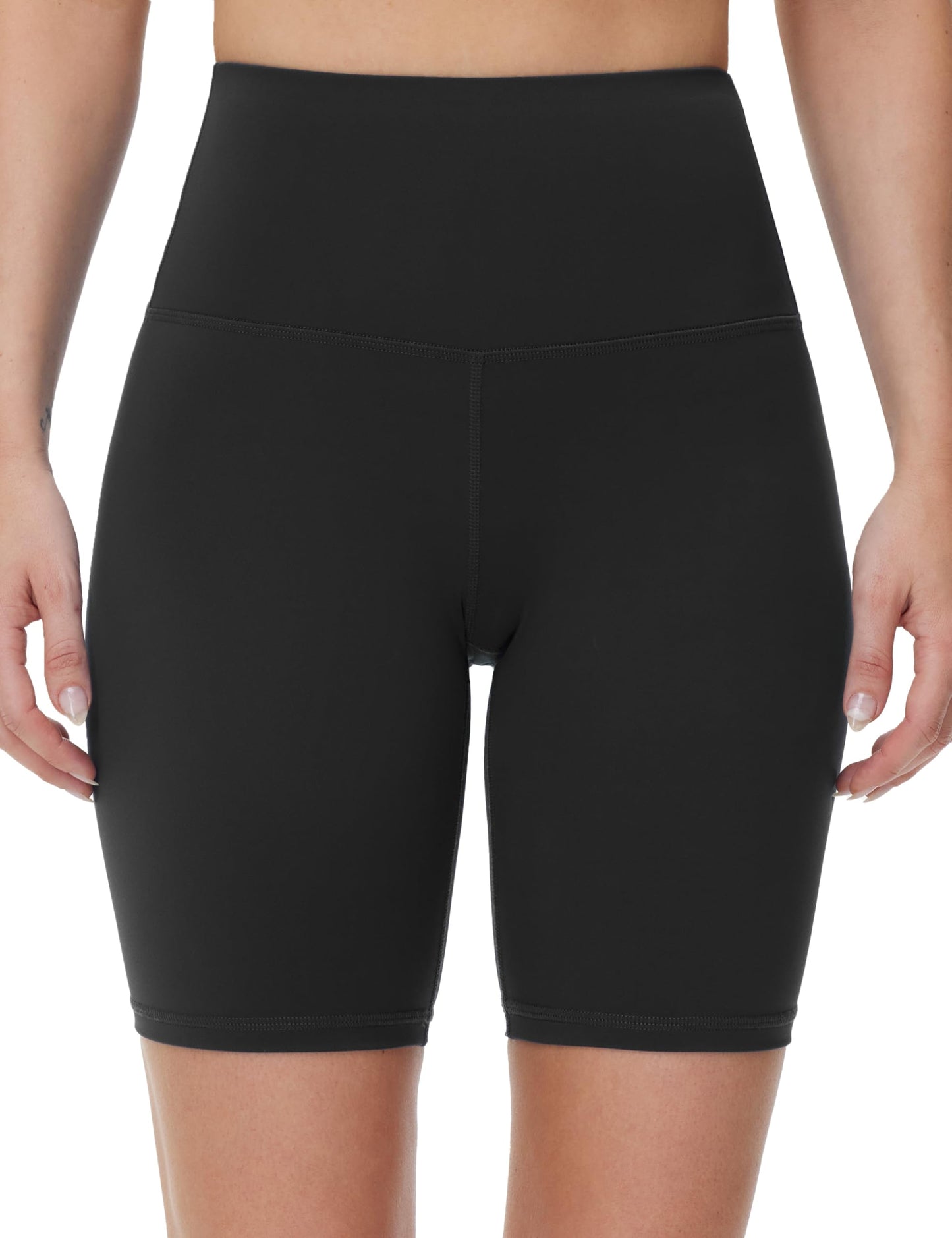 THE GYM PEOPLE Women's High Waist Yoga Workout Shorts Tummy Control Fitness Athletic Running Compression Shorts