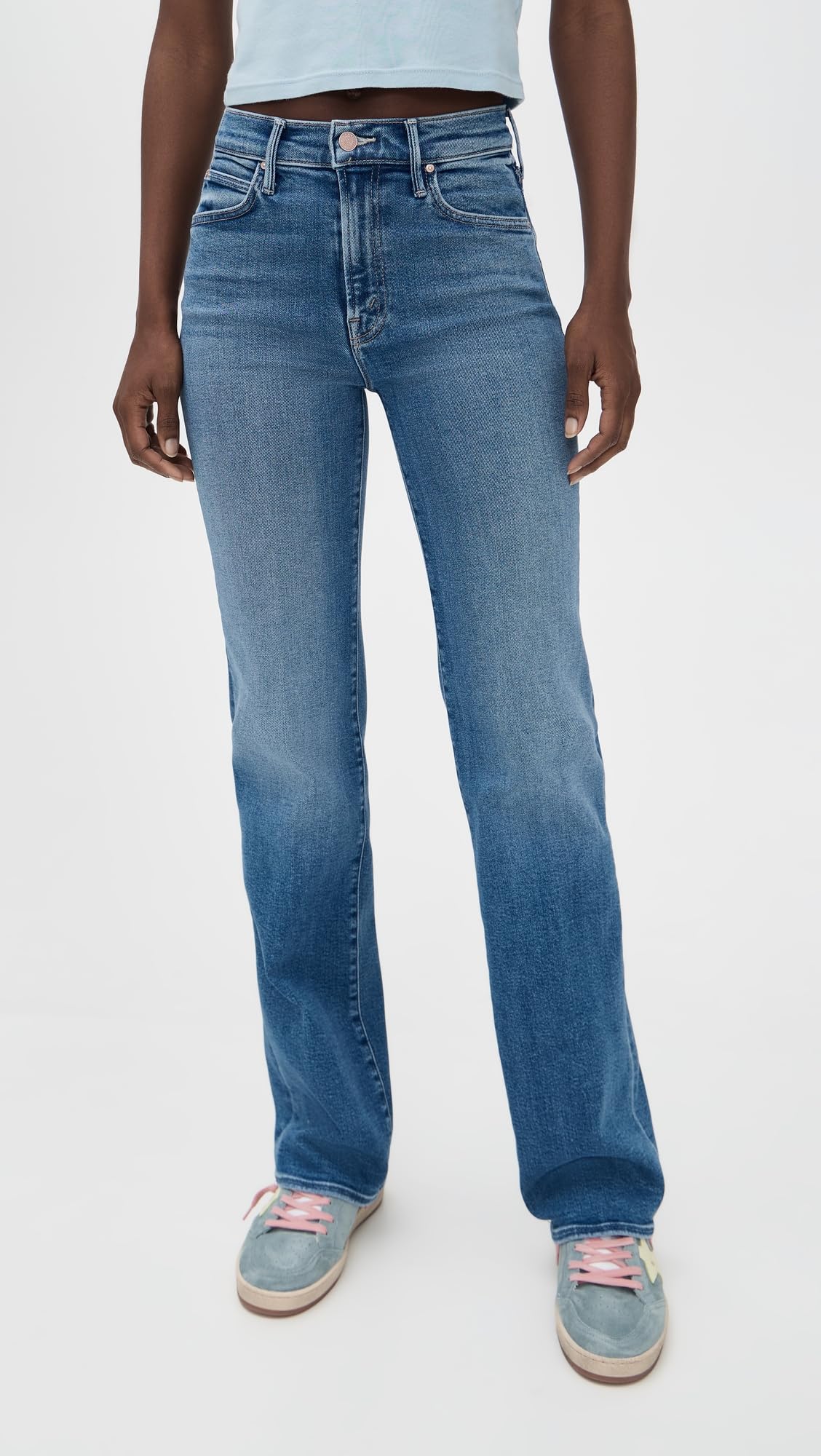 Mother Women's The Kick It Jeans, Fan Favorite, 25