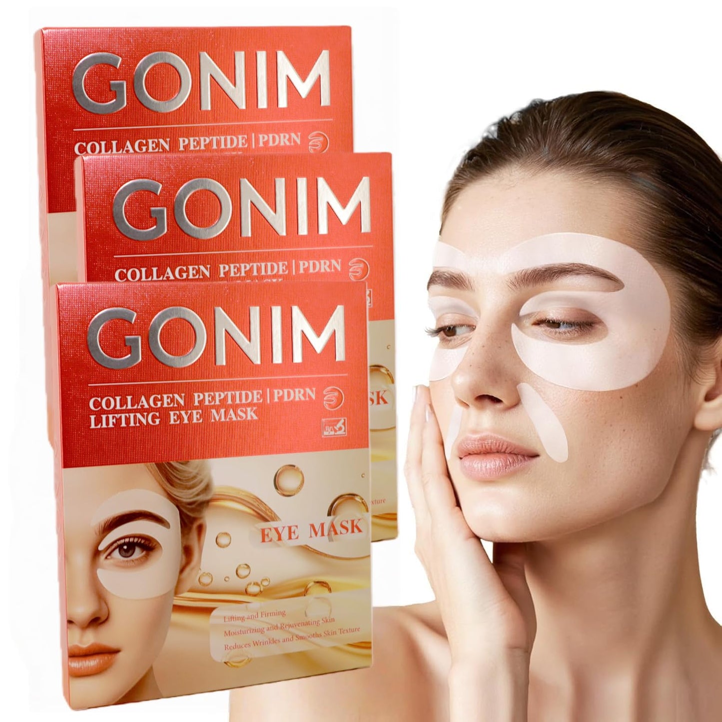 GONIM Under Eye Patches for Puffy Eyes and Dark Circles, Collagen,Eye Mask