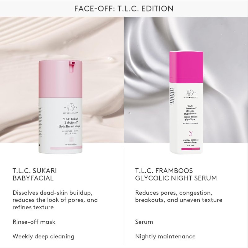Drunk Elephant T.L.C. Sukari Babyfacial - Exfoliating Face Mask for Radiant Skin | Cruelty-Free, Dermatologist-Tested