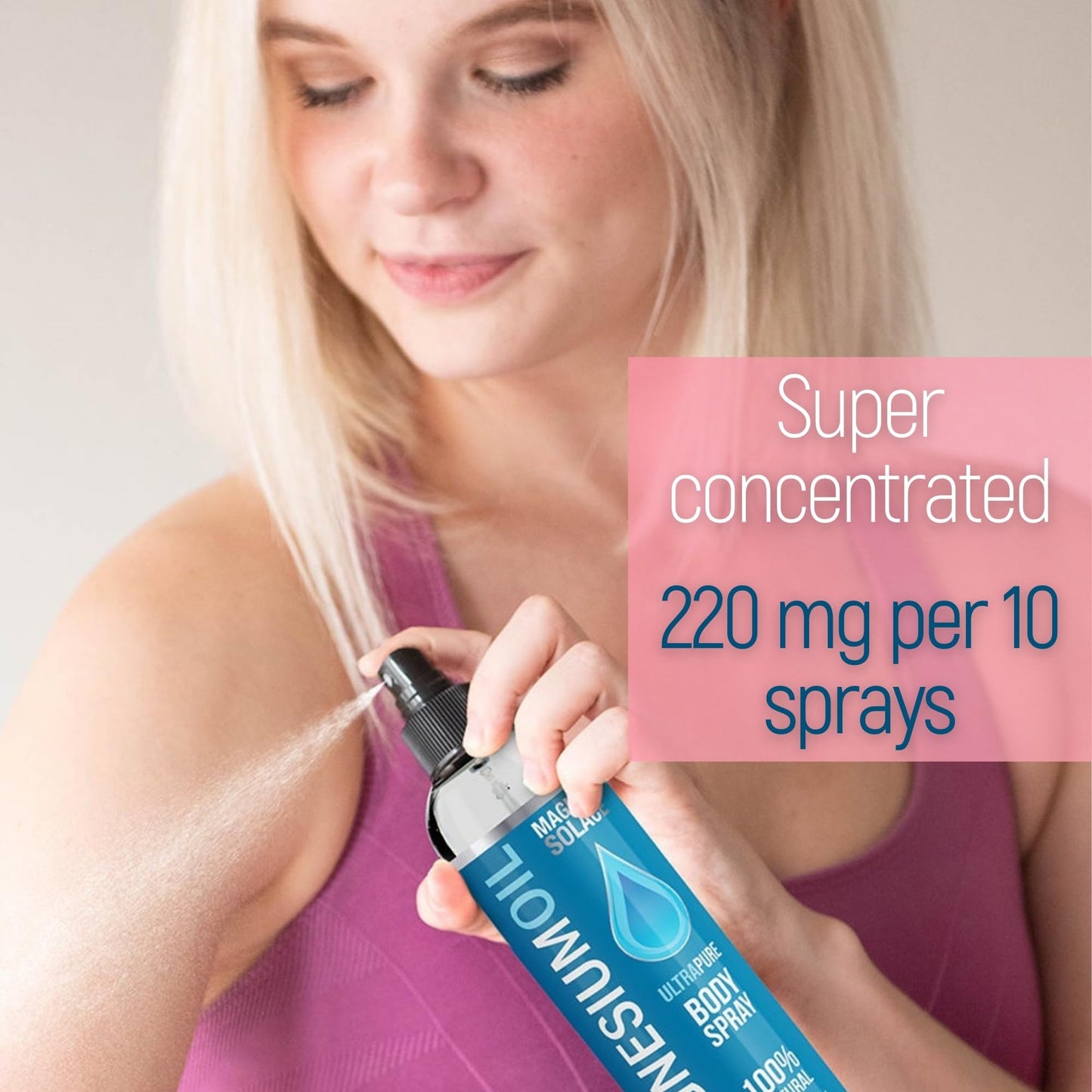 Pure Magnesium Oil Spray - 100% Natural Magnesium Spray - Sourced from the Sea