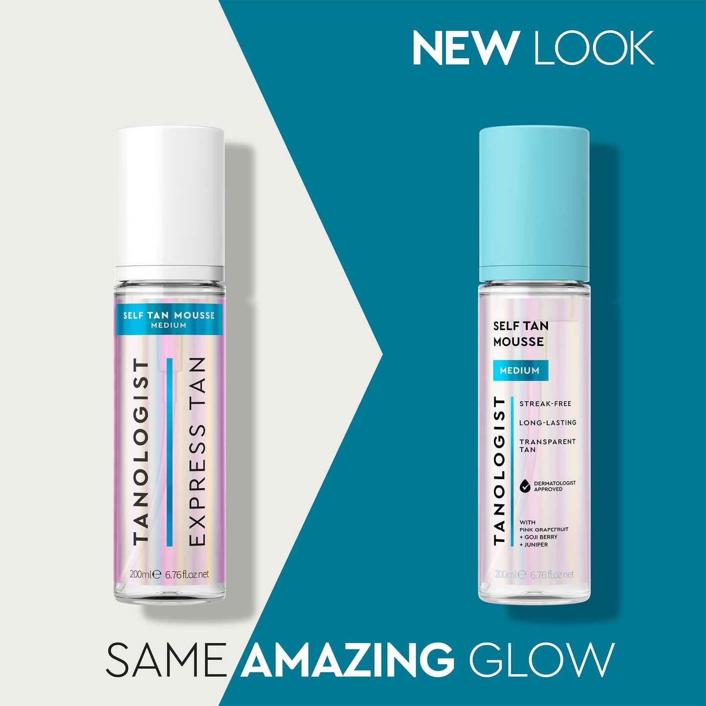 Tanologist Sunless Self-Tan Set – Medium Tanning Mousse with “No Fake Tan Smell” or Orange Tone + Double-Sided, Water-Resistant Self-Tanning Mitt for Streak-Free Application