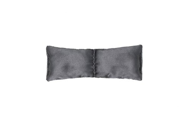 Clocktower Fitness Small and Ultralight Eye Pillow (2.5 x 6 in), for Yoga, Meditation, Relaxation, and Relief - Unscented (Gray)