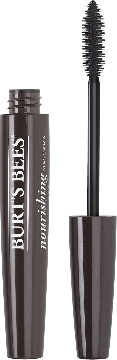Burt's Bees 100% Natural Nourishing Mascara, Black Brown - 0.4 Ounce (Pack of 2)