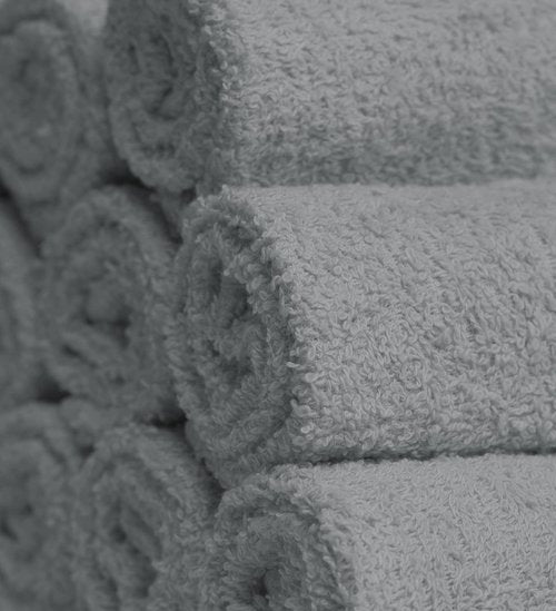 Softolle 100% Cotton Ring Spun Wash Cloths – Bulk Pack of Washcloths – 12x12 Inches – Wash Cloth for Face, Highly Absorbent, Soft and Face Towels (Silver Grey, 24 Pack)