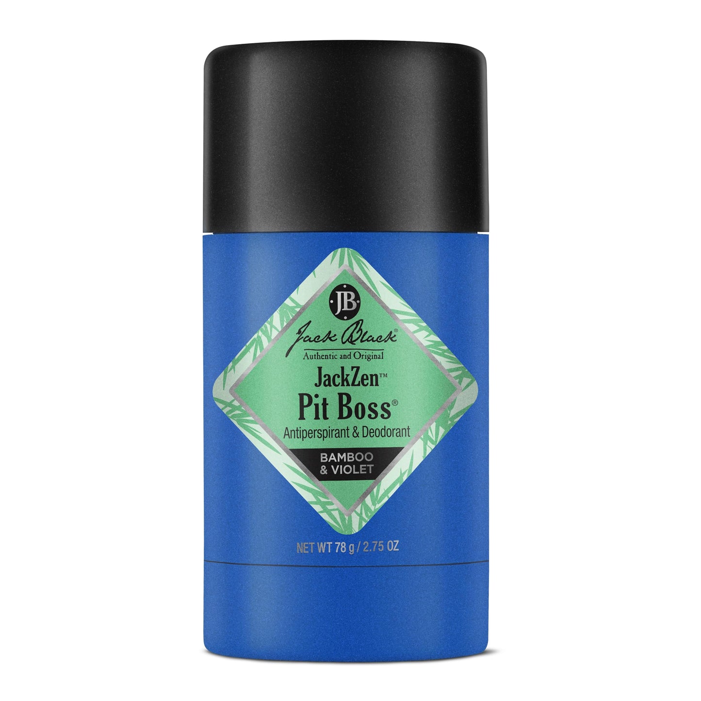 Jack Black Pit Boss JackZen Antiperspirant & Deodorant Men - 2.75 oz - Bamboo & Violet - Mens Deodorant for Sensitive Skin