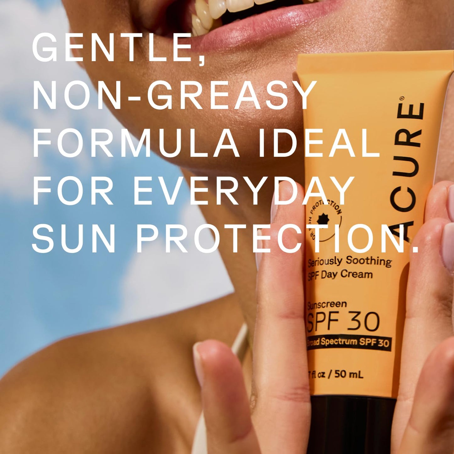 Acure Seriously Soothing SPF 30 Day Cream - Face Moisturizer with SPF 30, Anti Aging Zinc Oxide Sunscreen, Reef-Safe Hydrating Face Cream, Daily Facial Care for Women & Men - 1.7 fl oz (2 Pack)