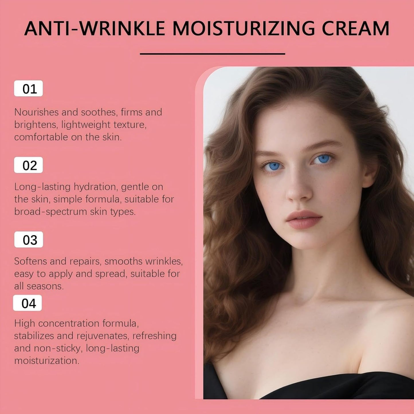 BSpecter 2Pcs Time Reverse Cream, All-In-One Face Moisturizer Cream with Centella Asiatica (Cica), Deeply Hydrating & Nourishing Skin, Firms & Reduces Wrinkles, Collagen & Hyaluronic Acid