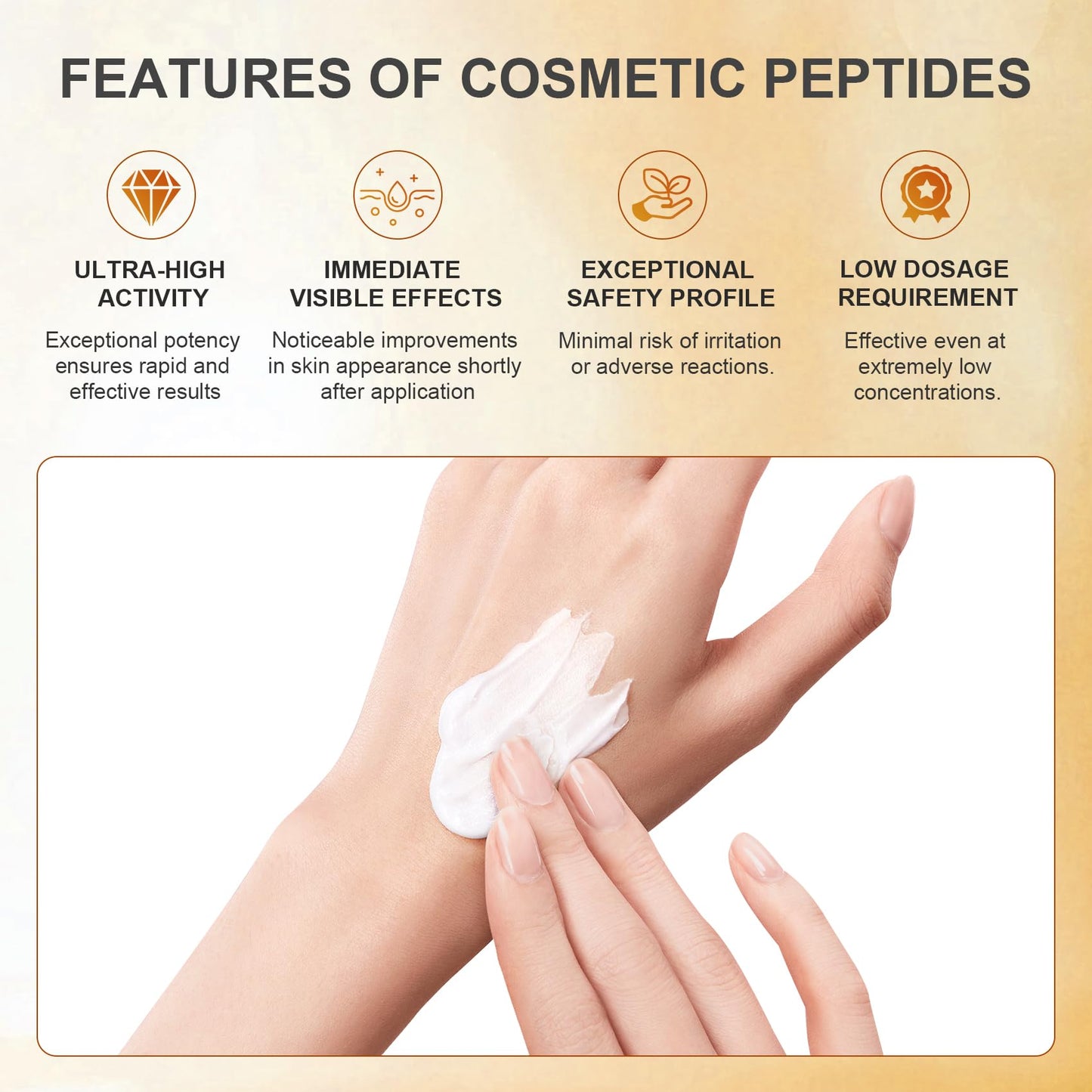 INNOCOSVATE SNAP-8 Peptide Serum Concentrate 100% Pure Undiluted, DIY Anti-Aging Facial Serum for Smoothing Wrinkles & Expression Lines, Snap 8 Peptide Serum Base