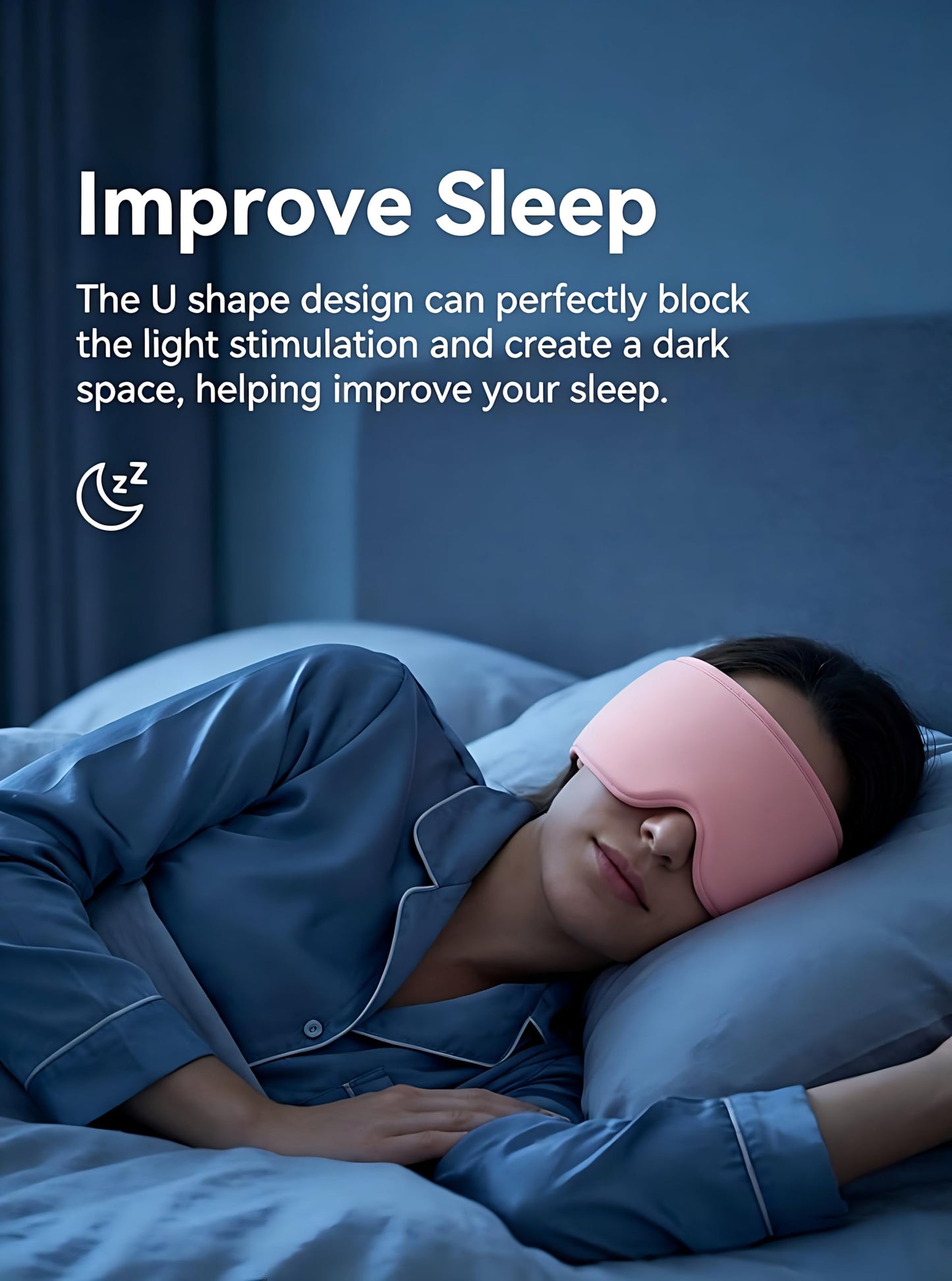 FACEMOON Cooling Eye Masks with Flexible Gel - Cold Compress Ice Pack for Puffy Eyes Migraines Headache Stye Sinus After Surgery Therapy - Reusable 2 pcs for Family Black Pink