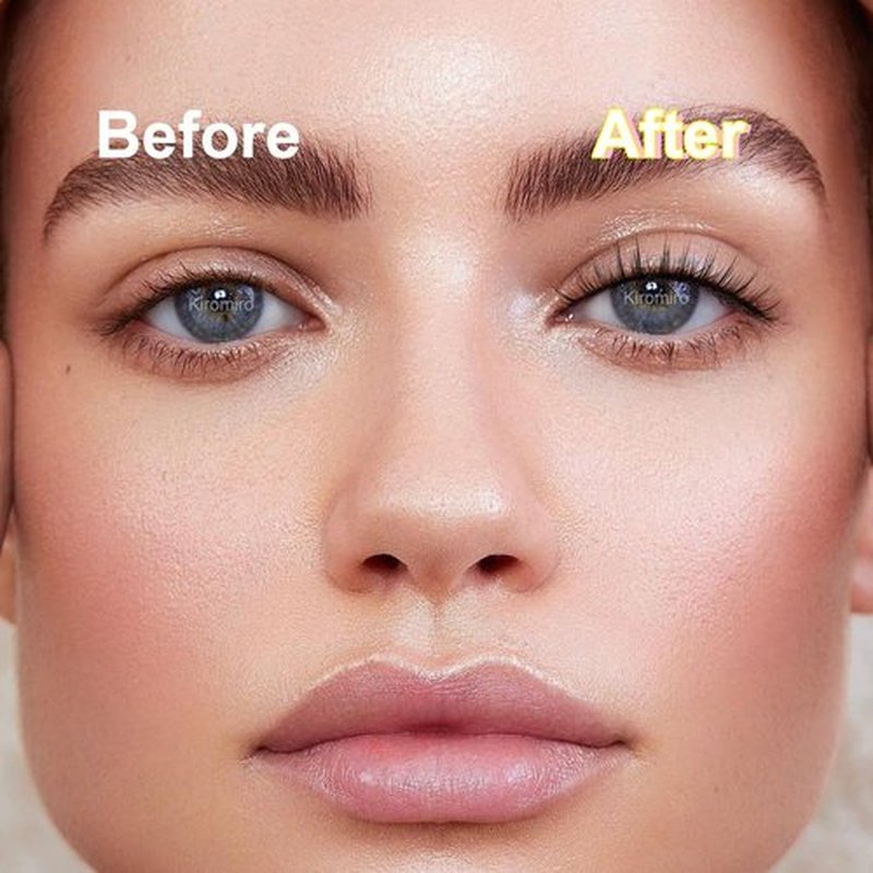 Kiromiro Eyelashes Wispy 10mm False Lashes Natural Look Fluffy 3D Mink Lashes Short Strip Lashes Pack