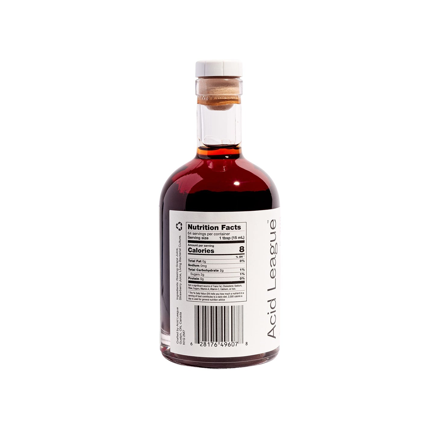 Acid League Strawberry Rosé Living Vinegar, 12.7 Fl Oz