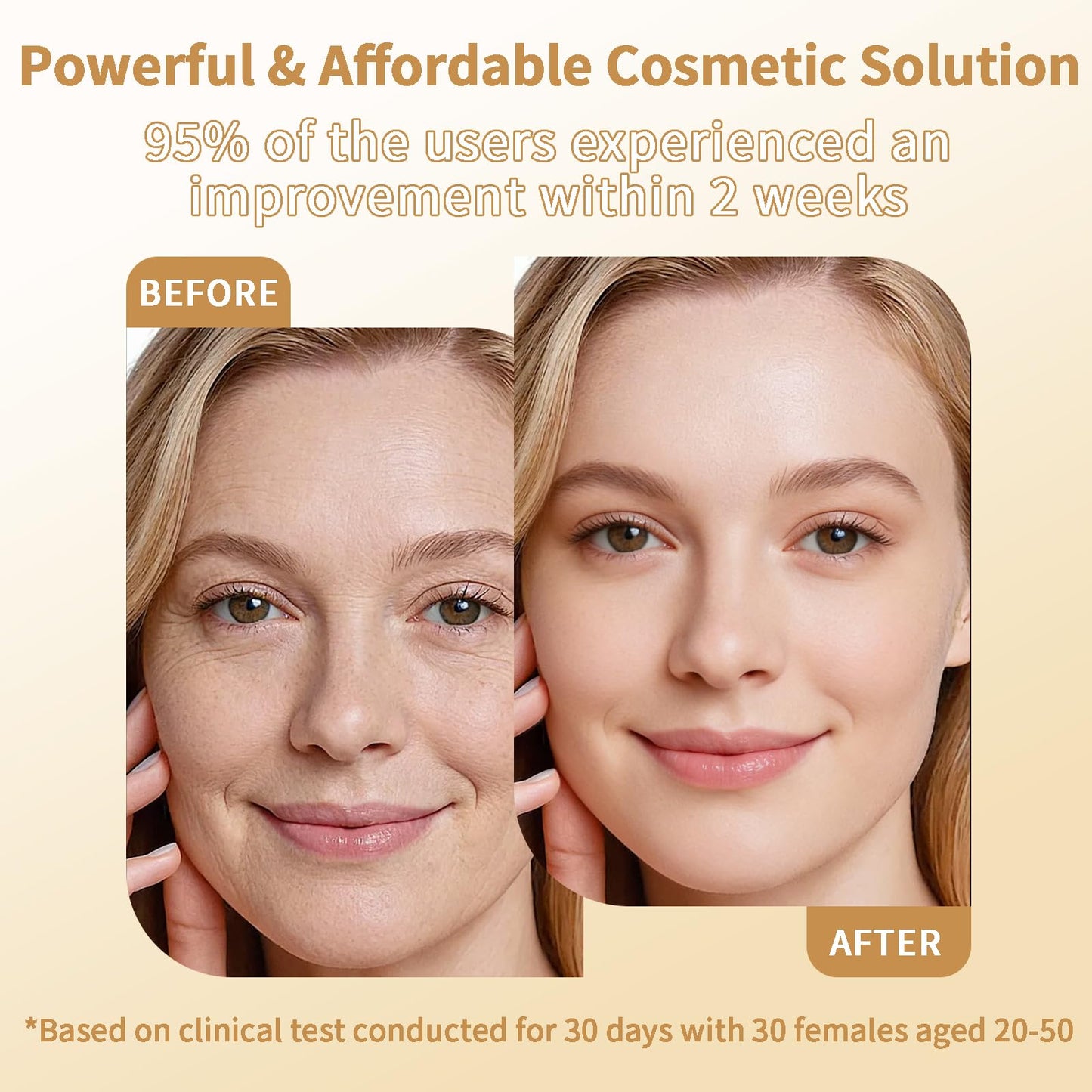 Volufiline Serum - 30ml Volufiline 100% for Face Under Eye Area with GHK-Cu Peptides Camellia Plant Essence Skin Care Booster for Elasticity Hydration Contouring Firming Essence for Sensitive Skin