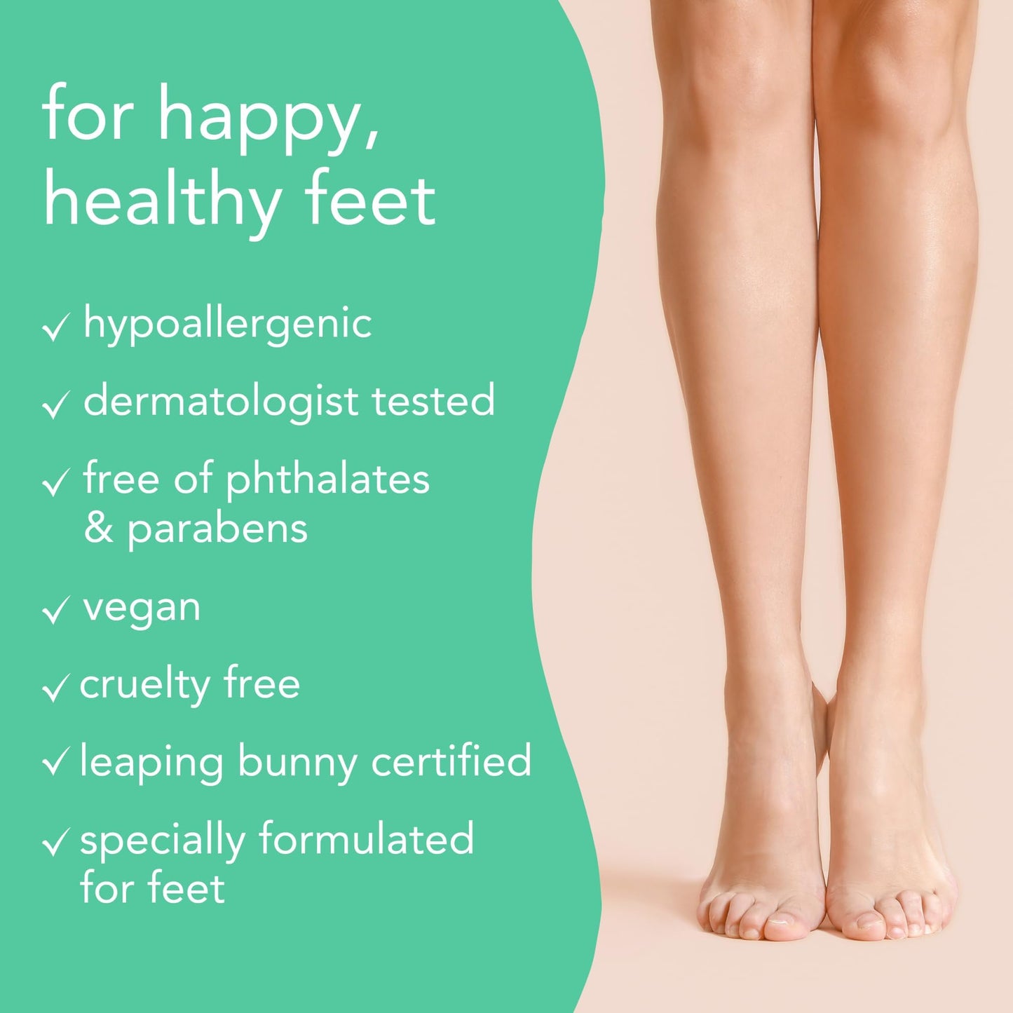Barefoot Scientist High Dive Hydrating & Cooling Foot Mask, Moisturizing Cooling Mint Foot Mask for Dry, Achy, Tired Feet, Heel, Toes, Single Use Hydrating Sock Booties, 1 Pair