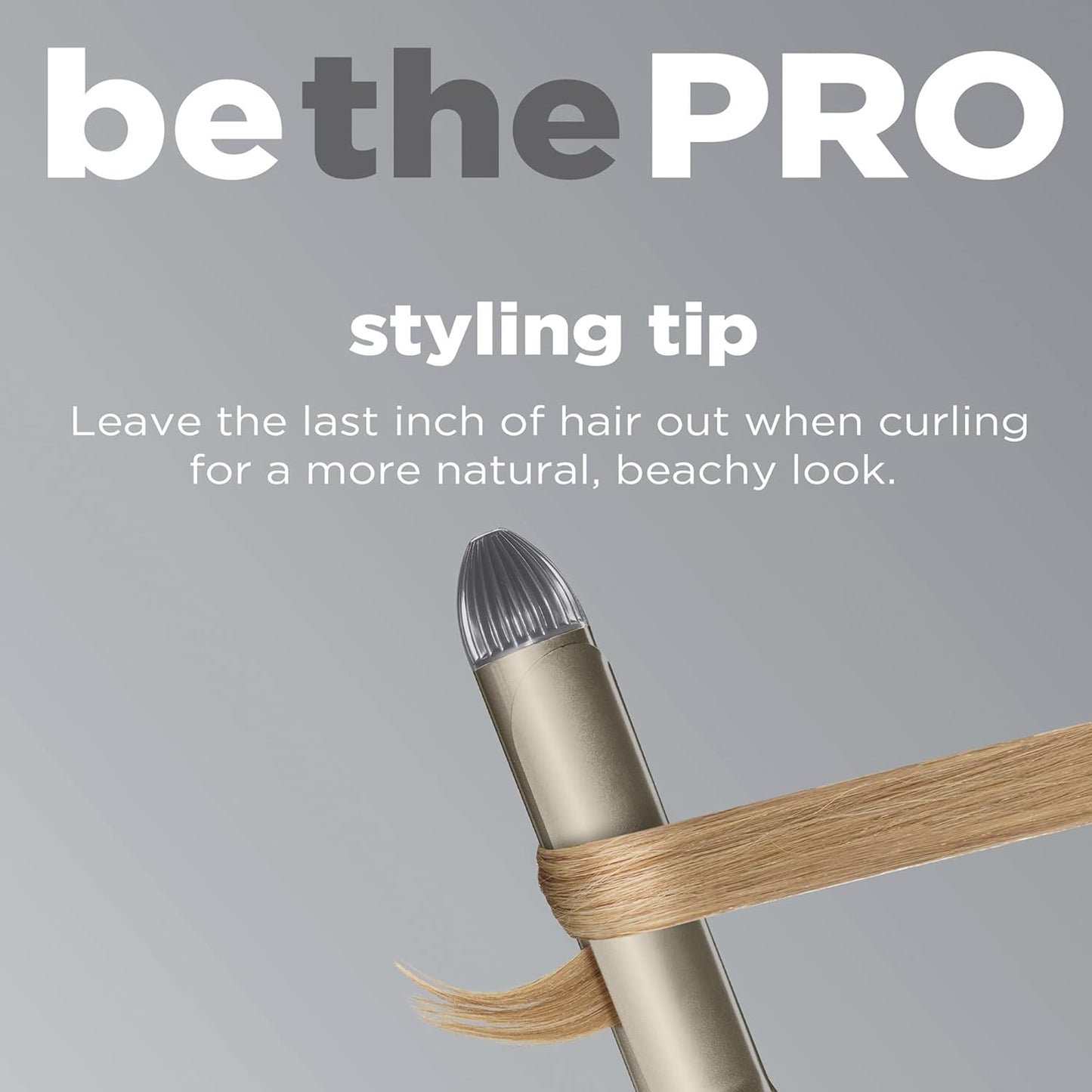 Tourmaline Ceramic Tapered Curling Wand - 1 1/4" to 3/4" for Beachy Waves