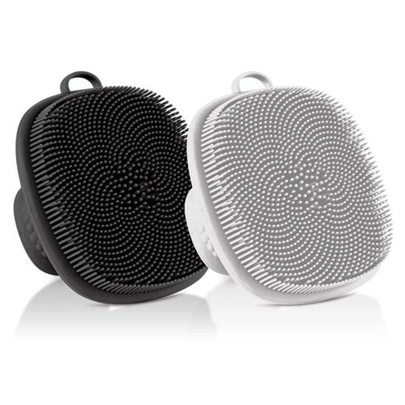 VWMYQ 2 Pack Face Scrubber，Silicone Face Scrubber for Men, Facial Cleansing Brush Silicone Face Wash Brush Manual Waterproof Cleansing Skin Care Face Brushes for Cleansing and Exfoliating