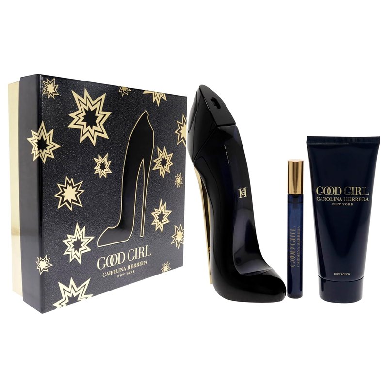 Carolina Herrera Good Girl Women's Perfume Gift Set - 2.7oz EDP Spray, 3.4oz Body Lotion | Luxurious Fragrance