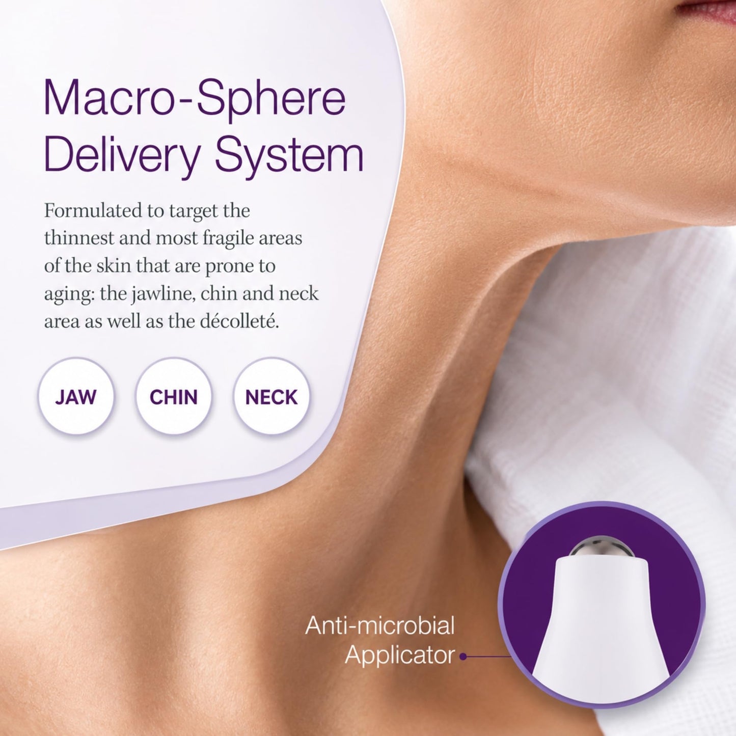 SBLA Beauty - Neck, Chin & Jawline Sculpting Wand 0.7 Fl Oz / 20mL - Lifts & Firms the Neck, Chin, Jawline & Decollete - Reduces Lines & Wrinkles - Smooths, Tightens Sagging Skin - Evens Out Skin Tone